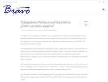 Tablet Screenshot of bravo.com.mx