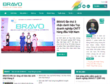 Tablet Screenshot of bravo.com.vn
